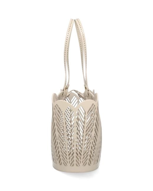 Borsa Tote "Soleil" di Chloé in White