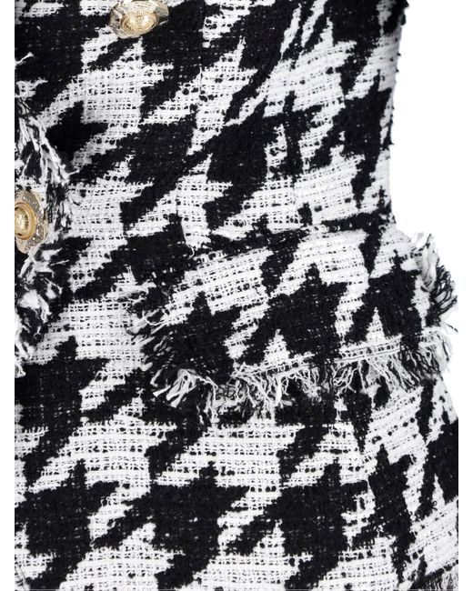 Balmain Black Jackets Cotton