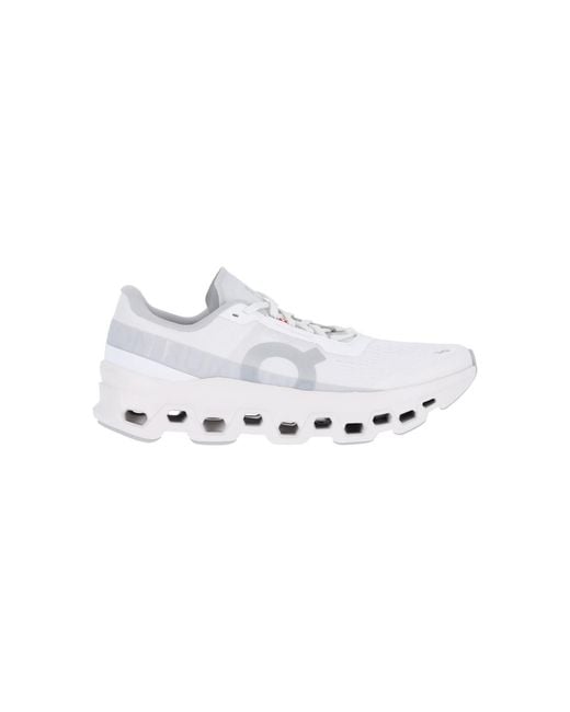 On Shoes White Sneakers “Cloudmster” for men