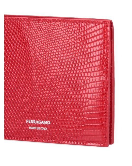 Ferragamo Red Wallets for men