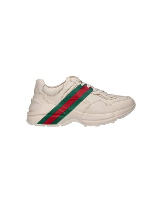 Gucci White Sneakers "Rhyton"
