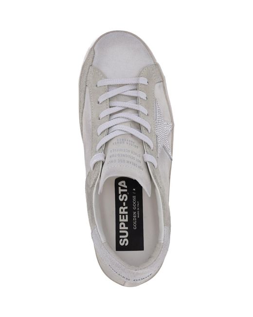 Golden Goose Deluxe Brand White "Super-Star" Sneakers