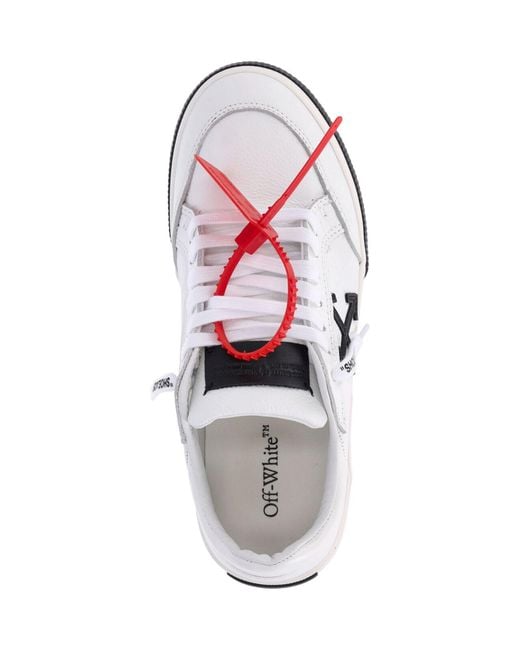 Off-White c/o Virgil Abloh White Bovine Leather Low-Top Sneakers With Cotton And Rubber Sole for men