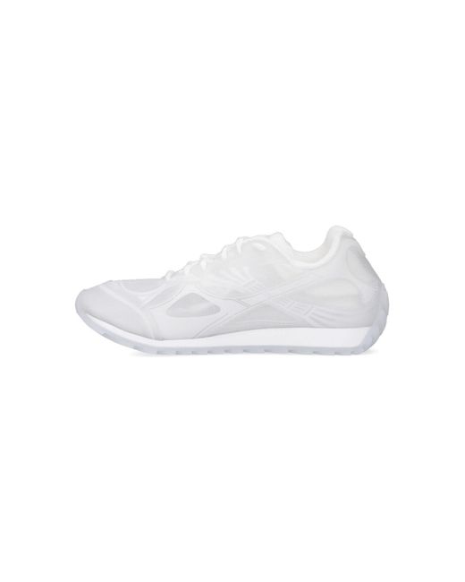 Bottega Veneta White "Orbit" Sneakers