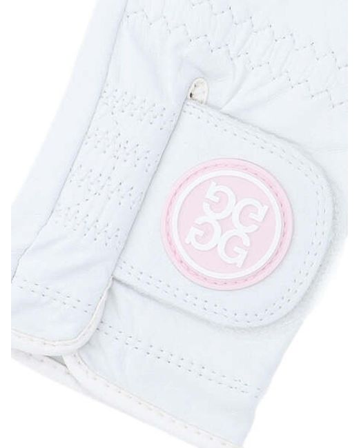 G/FORE White Logo Golf Gloves