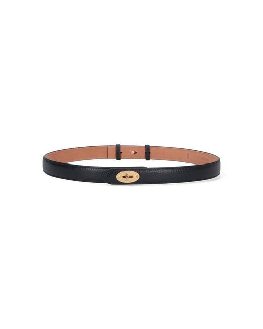 Mulberry White Leather Belt