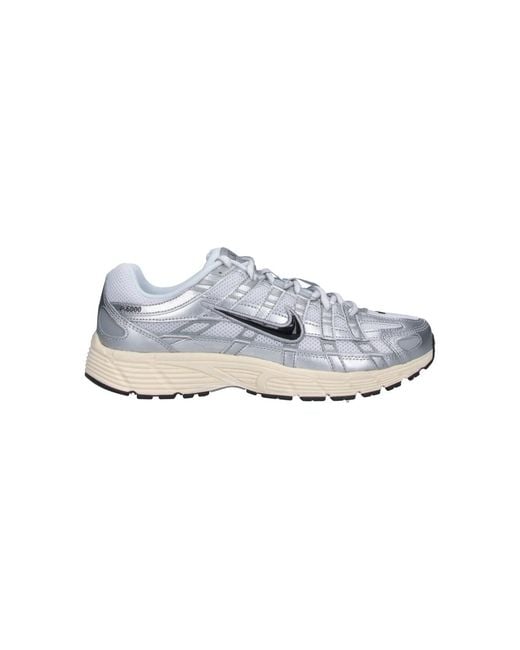 Nike White Fabric Sneakers for men