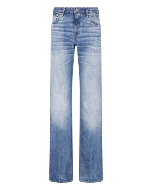 Haikure Blue Straight Jeans "Flora"