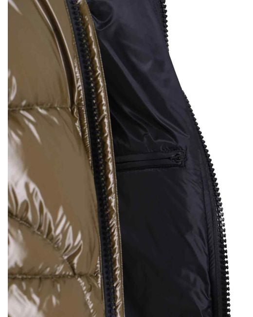 Herno Green Lightweight Down Puffer Jacket With Coated Outer And Soft Lining for men