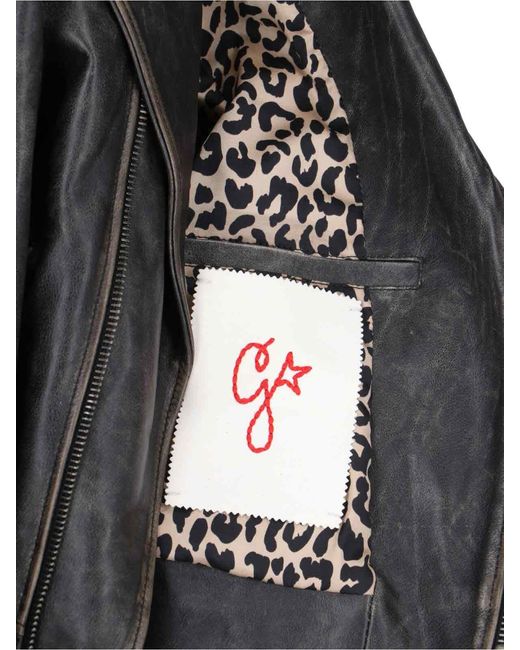 Golden Goose Deluxe Brand Gray Jackets Cow Leather
