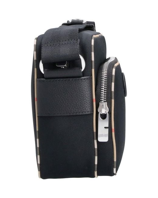 Burberry Black Structured Crossbody Bag For for men