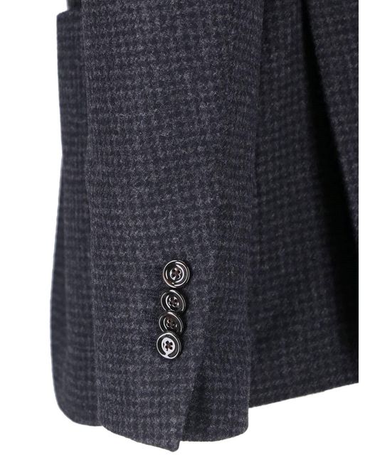 Lardini Blue Single-Breasted Blazer for men