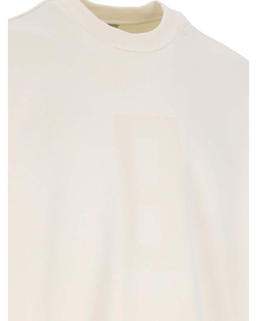 T-Shirt "Airbrush 8" di Fear Of God in White da Uomo