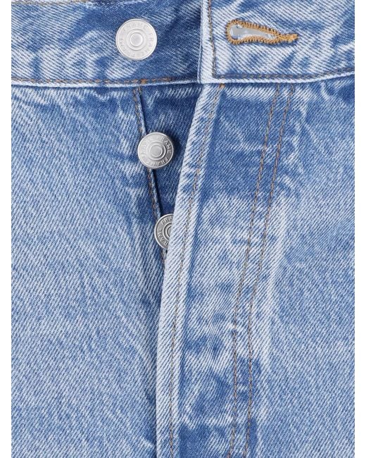 FRAME Blue Lyocell-Cotton Jeans