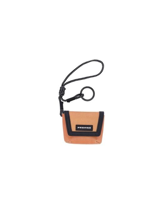 Freitag White Mini Keychain “Messenger”