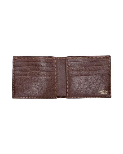 Gucci Natural Bi-Fold Wallet "Web" for men