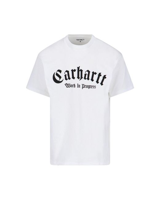 Carhartt White 's/s Onyx' Print T-shirt