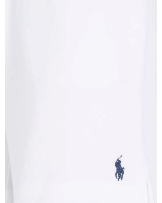 Pantaloncini Spugna di Polo Ralph Lauren in White da Uomo