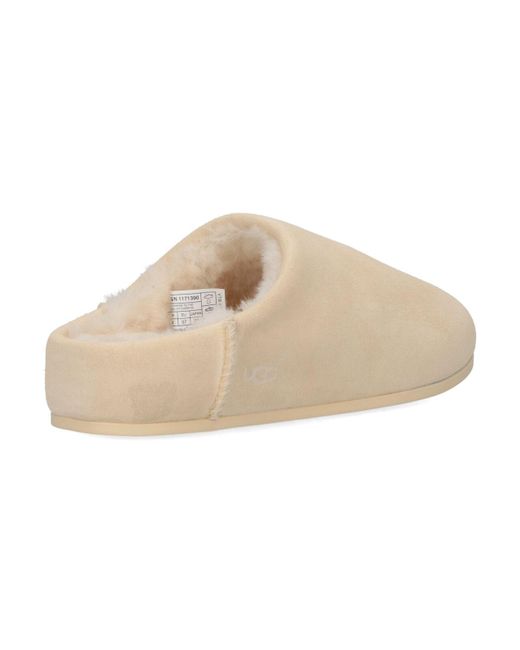 Ugg White "Elea" Mules
