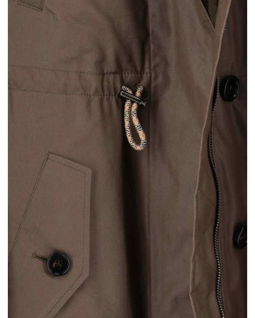 Burberry Brown Classic Parka