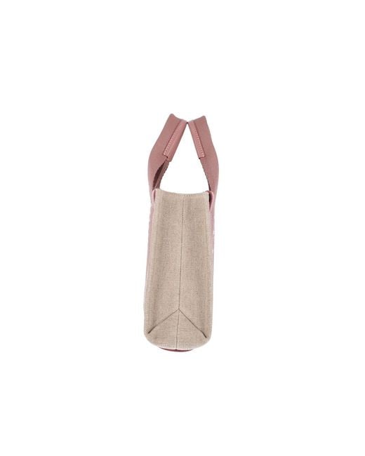 Chloé Pink Tote Bag "Woody"