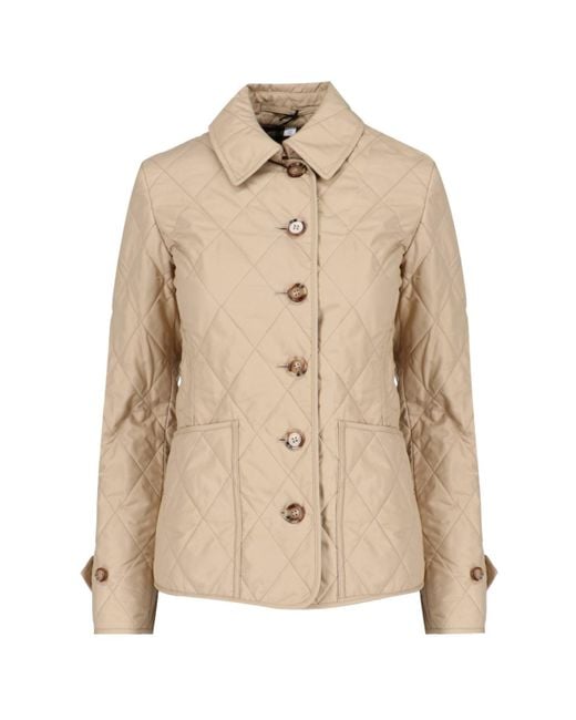 Burberry Natural Quilted Jacket