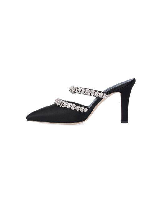 Manolo Blahnik Black "Vedadamu" Mules