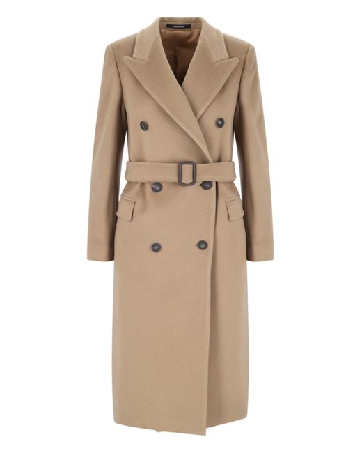 Tagliatore Natural Jole Double-Breasted Coat