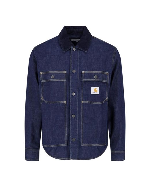 Carhartt Blue Jacket "Oakland Shirt" for men
