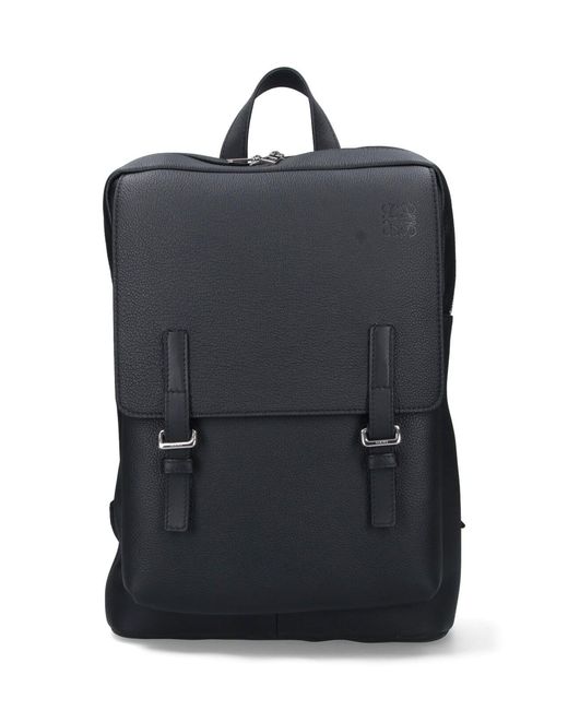 Loewe Black 'Military' Backpack for men