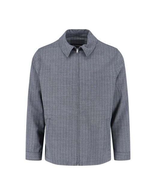 White Sand Blue Zip Jacket for men