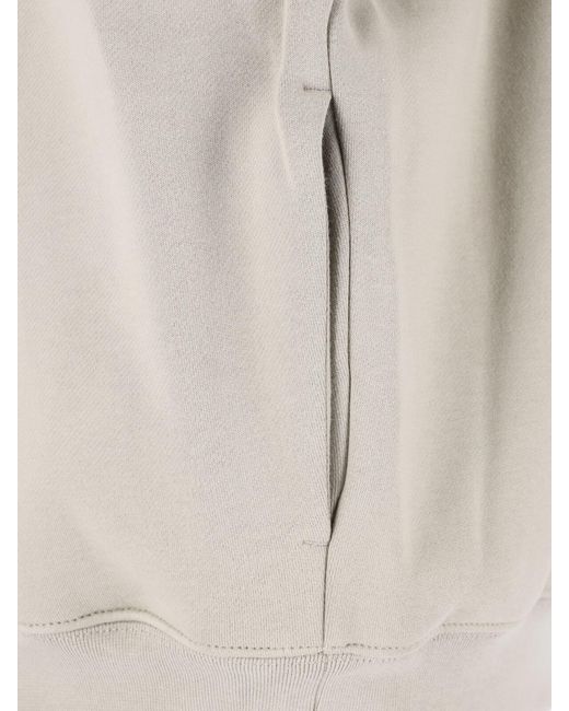 Fear Of God White Relaxed Arched Logo Cropped Headed Sweatshirt for men