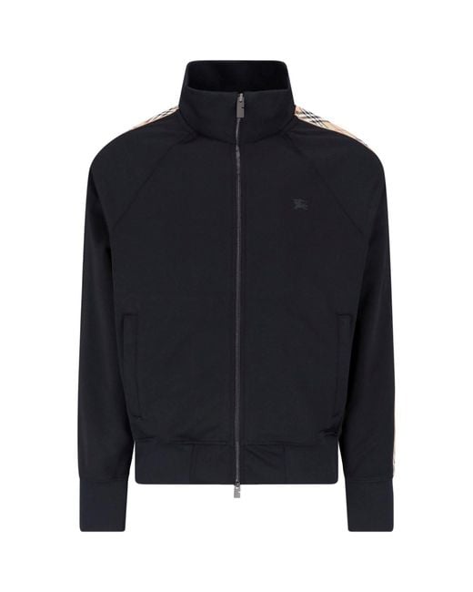 Burberry Blue Sweatshirt "Check" for men