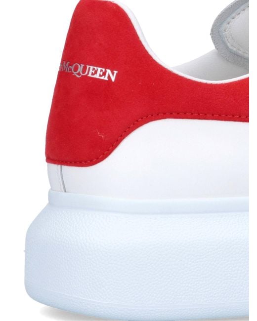 Alexander McQueen Red Oversize Sneakers for men