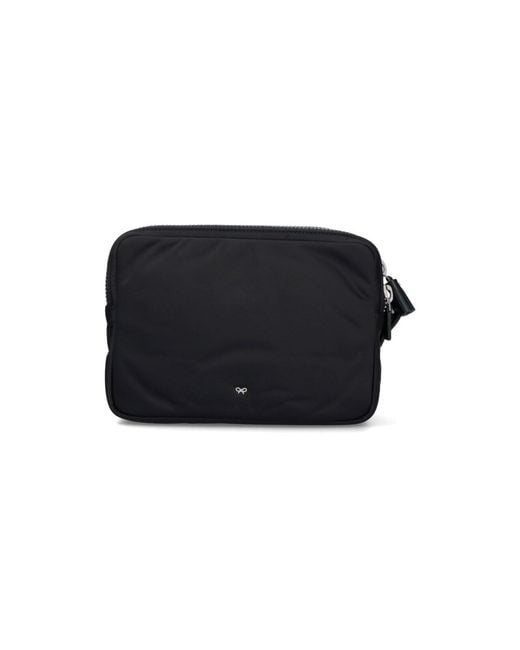 Anya Hindmarch Black Studs Shoulder Bag