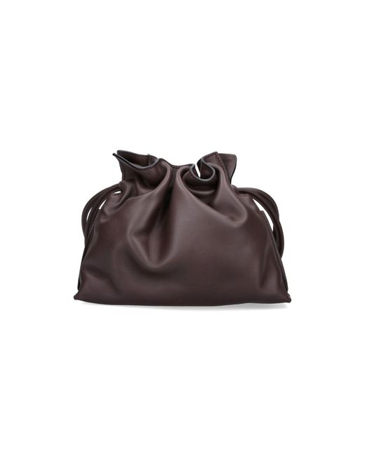 Loewe Brown Mini Bag "Flamenco Clutch"