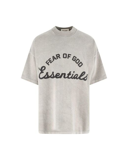 Fear Of God White T-Shirt “Training 90S” for men