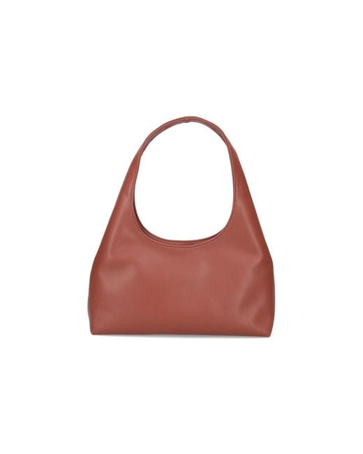 A.P.C. A. P.C. Structured Mini Shoulder Bag With Calciummodified Finish