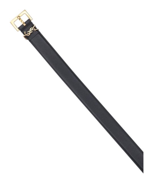 Cintura "Cassandre" di Saint Laurent in Black