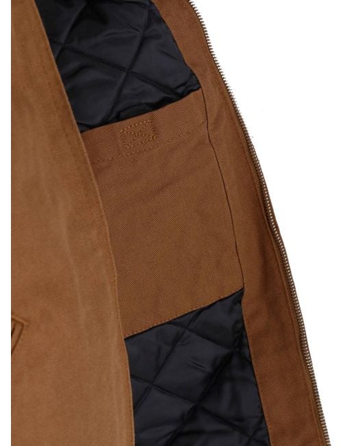 Carhartt Brown Zip Jacket "Og Detroit"