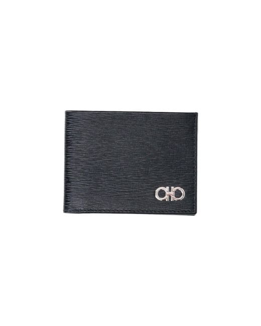 Ferragamo Black 100% Leather Wallet for men