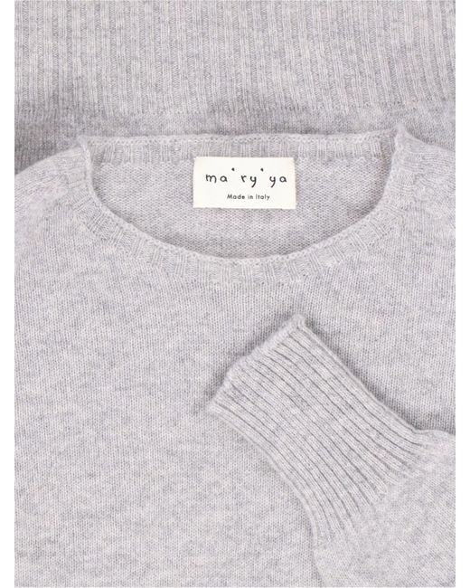 Ma'ry'ya White Basic Sweater