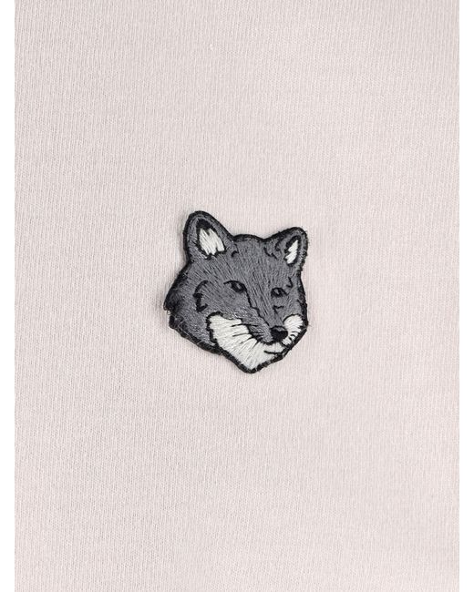 Maison Kitsuné Pink T-Shirt Fox Head for men