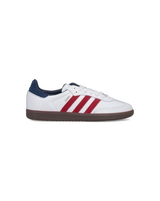 Adidas White 100% Leather Sneakers For for men