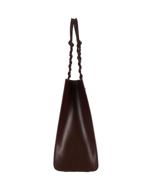 Jil Sander Brown Tote Bag “Tangle”