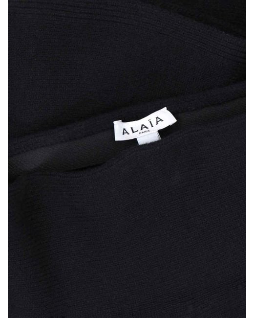 Gonna Midi In Cashmere di Alaïa in Blue