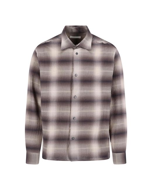 BERNER KUHL Brown Checked Shirt for men