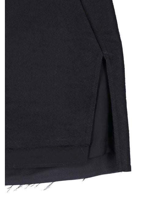 Rick Owens Black Mini Skirt