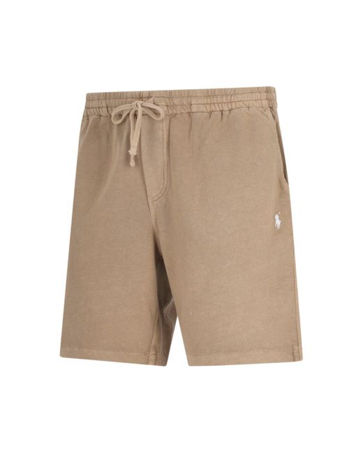 Polo Ralph Lauren Natural Logo Shorts for men