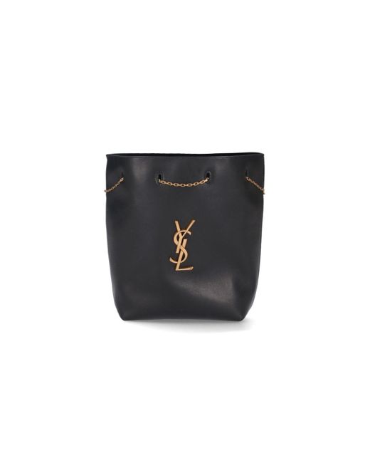 ショルダーバッグ・ポシェット Saint Laurent Ivory Leather Pochon Shoulder Bag Saint Laurent Ivory Leather Pochon Shoulder Bag in Natural